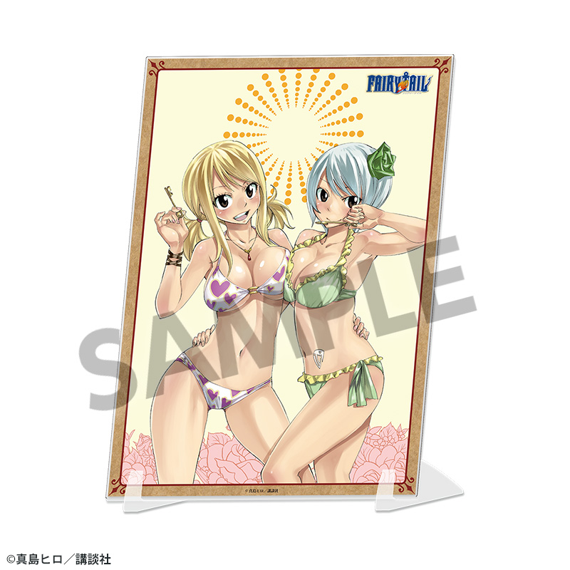 "Fairy Tail" Visual Acrylic Plate Lucy & Yukino