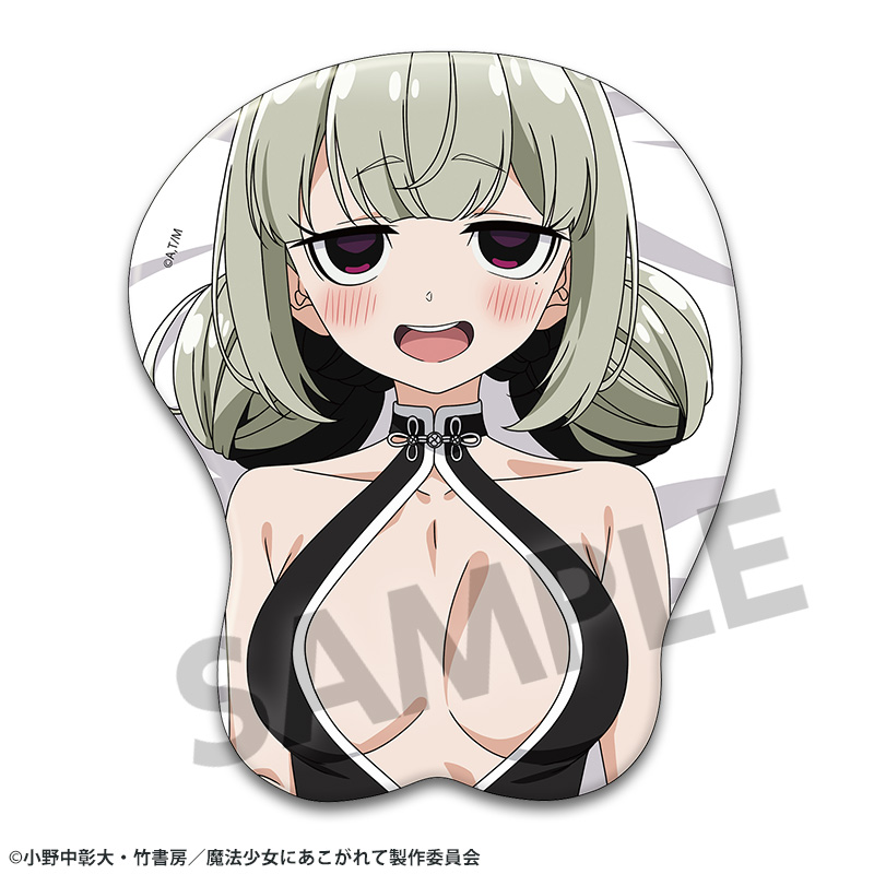 "Gushing Over Magical Girls" Original Illustration 3D Mouse Pad Araga Kiwi