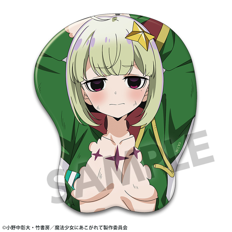 "Gushing Over Magical Girls" Original Illustration 3D Mouse Pad Leoparde
