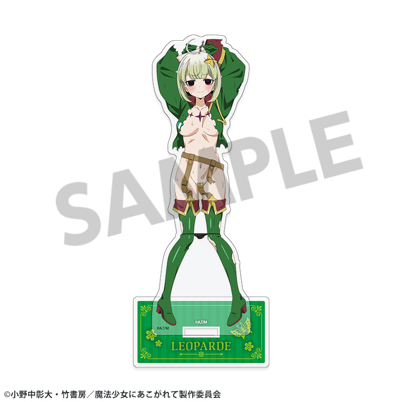 "Gushing Over Magical Girls" Original Illustration Acrylic Stand Set Araga Kiwi & Leoparde