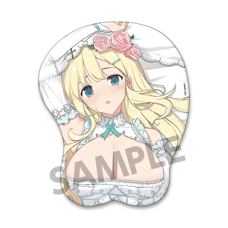 "Senran Kagura" Original Illustration Oppai Mouse Pad Yomi Wedding Ver.