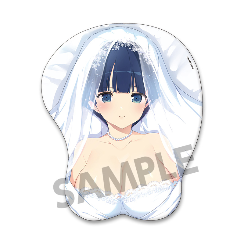 "Senran Kagura" Original Illustration Oppai Mouse Pad Yozakura Wedding Ver.