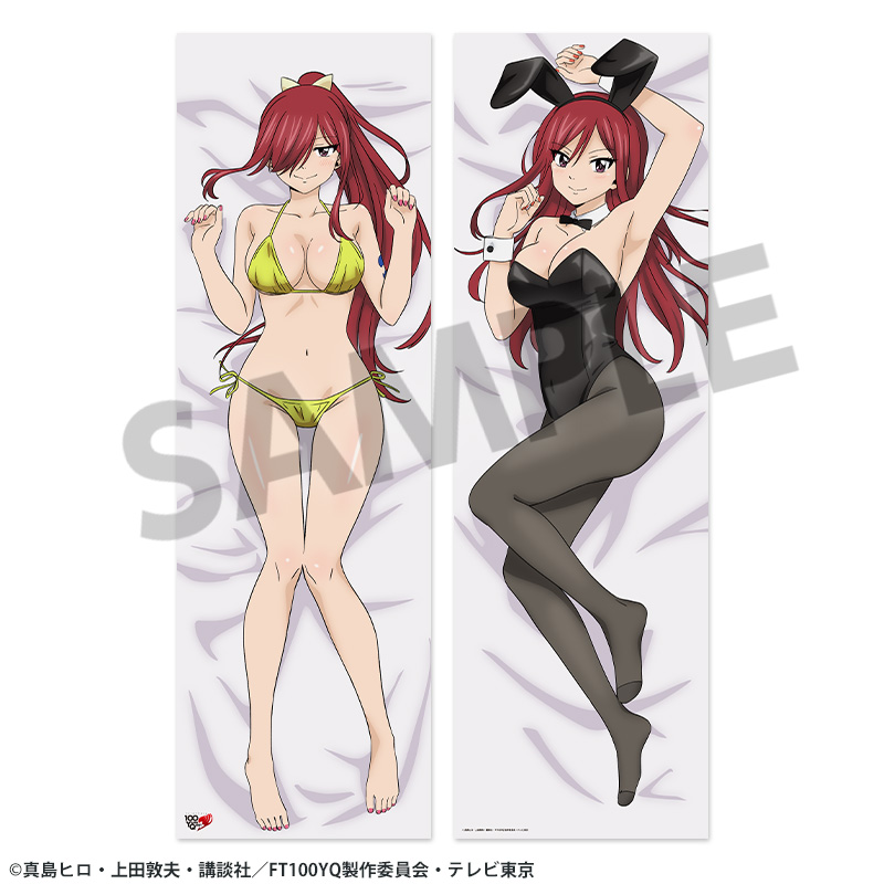 "Fairy Tail 100 Years Quest" Original Illustration Dakimakura Cover Erza Scarlet