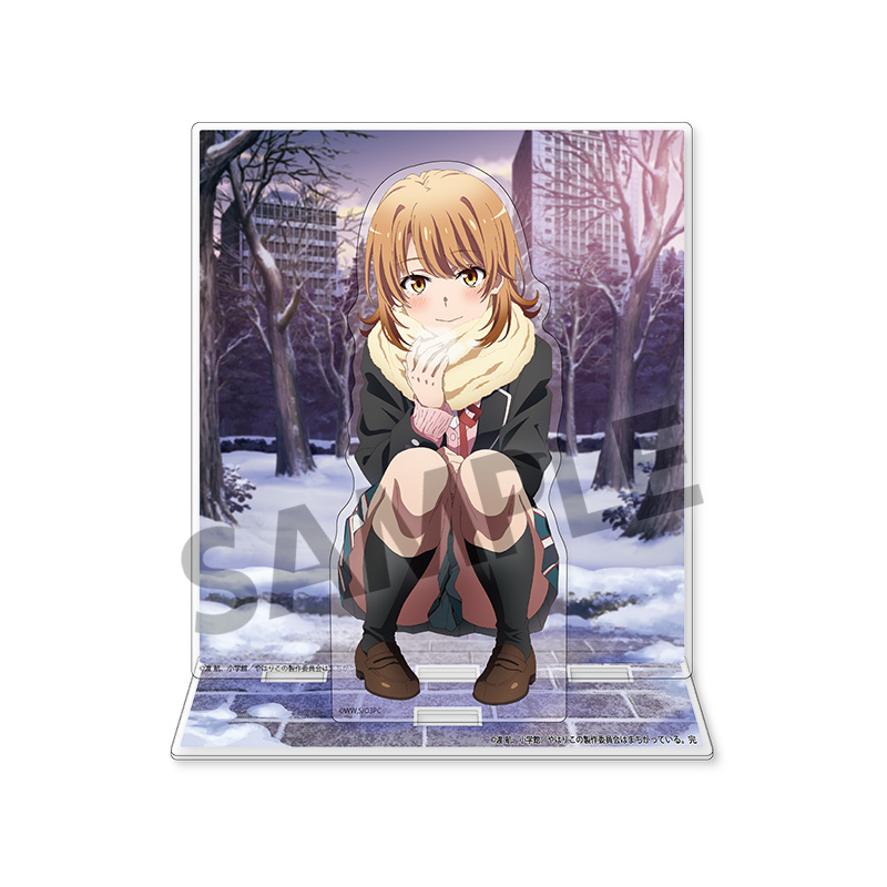 "Yahari Ore no Seishun Love-come wa Machigatteiru. Kan" Acrylic Stand with Background Isshiki Iroha 2019 Winter Ver.