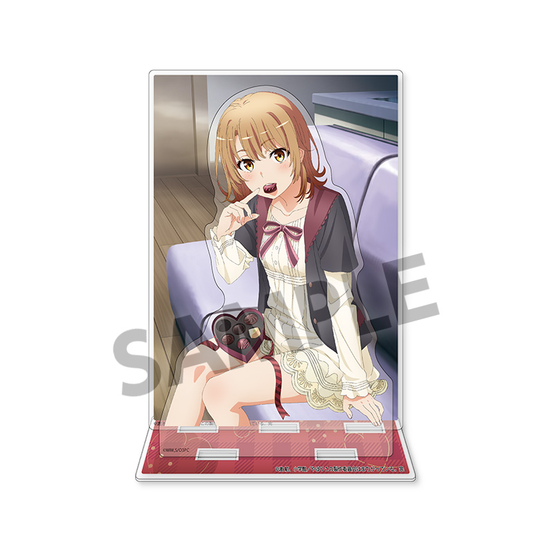 "Yahari Ore no Seishun Love-come wa Machigatteiru. Kan" Acrylic Stand with Background Isshiki Iroha Valentine Ver.
