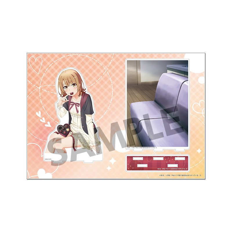 "Yahari Ore no Seishun Love-come wa Machigatteiru. Kan" Acrylic Stand with Background Isshiki Iroha Valentine Ver.