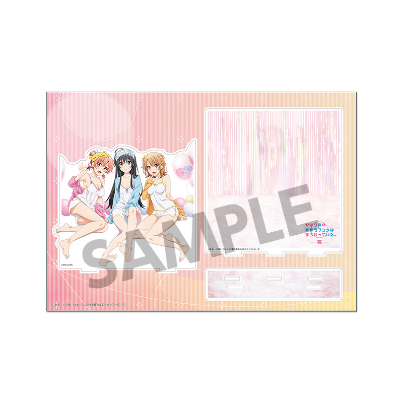 "Yahari Ore no Seishun Love-come wa Machigatteiru. Kan" Acrylic Stand with Background Yukino & Yui & Iroha Camisole Ver.