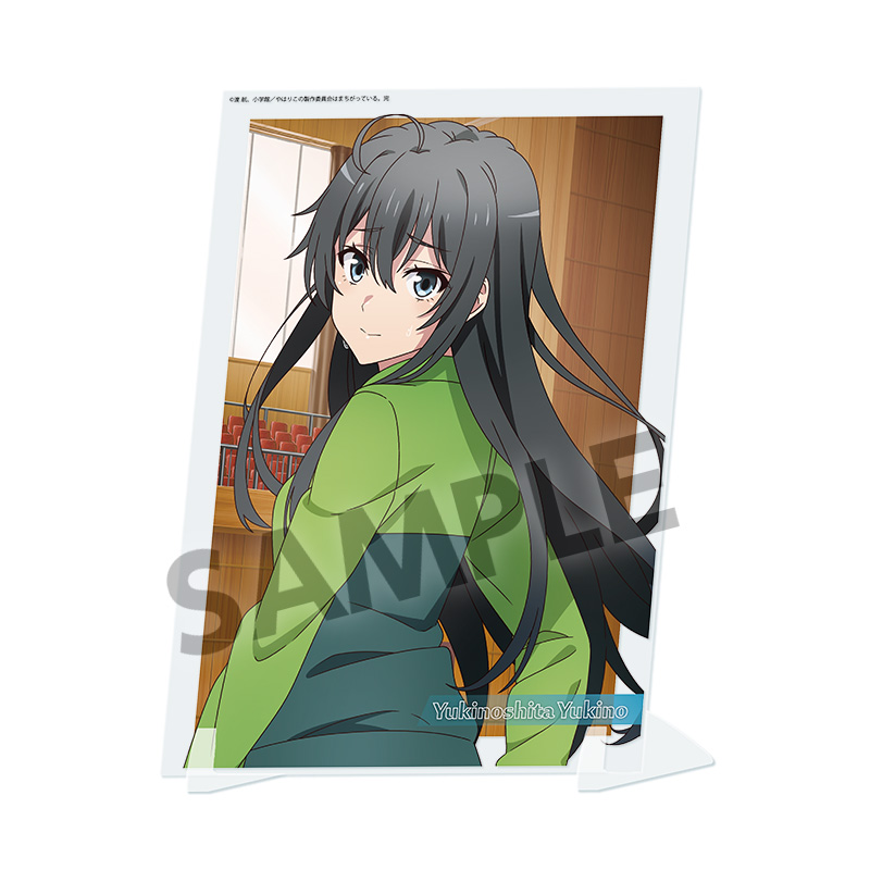 "Yahari Ore no Seishun Love-come wa Machigatteiru. Kan" Visual Acrylic Plate Yukinoshita Yukino Gym Uniform Ver.