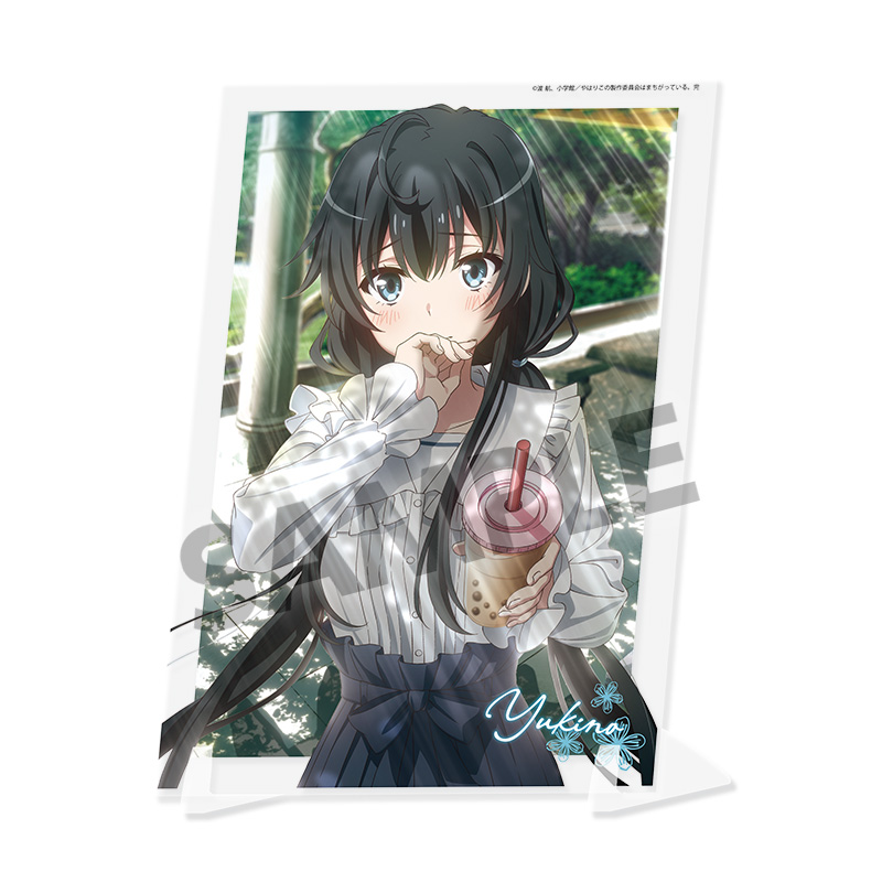 "Yahari Ore no Seishun Love-come wa Machigatteiru. Kan" Visual Acrylic Plate Yukinoshita Yukino Park Date Ver.