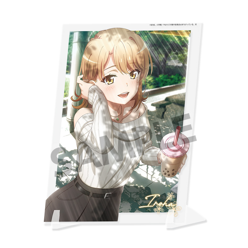 "Yahari Ore no Seishun Love-come wa Machigatteiru. Kan" Visual Acrylic Plate Isshiki Iroha Park Date Ver.