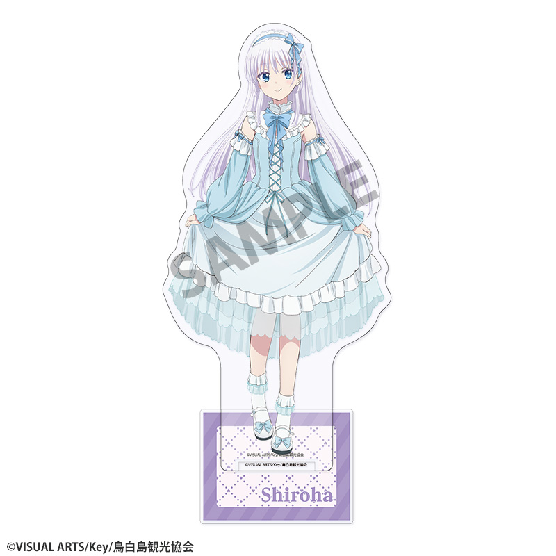 "Summer Pockets" Original Illustration Big Acrylic Stand Naruse Shiroha Yumekawa Ver.