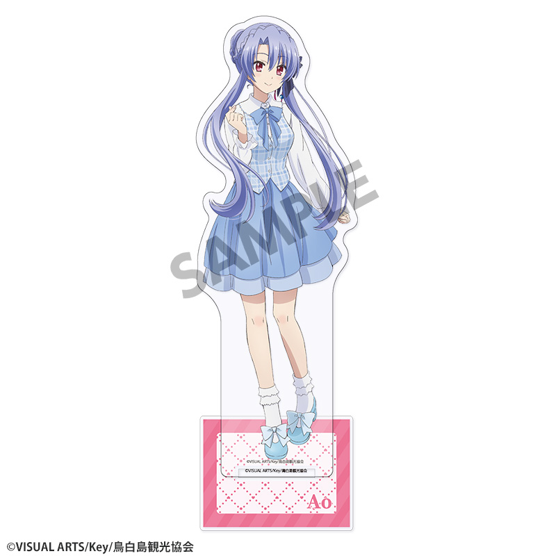 "Summer Pockets" Original Illustration Big Acrylic Stand Sorakado Ao Yumekawa Ver.