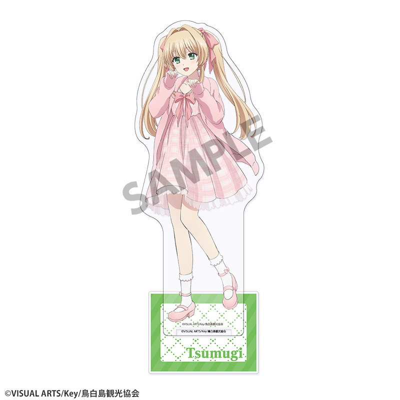 "Summer Pockets" Original Illustration Big Acrylic Stand Tsumugi Wenders Yumekawa Ver.