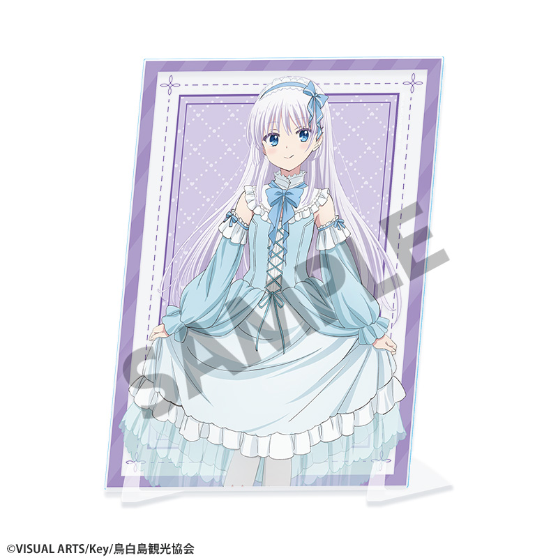 "Summer Pockets" Original Illustration Visual Acrylic Plate Naruse Shiroha Yumekawa Ver.