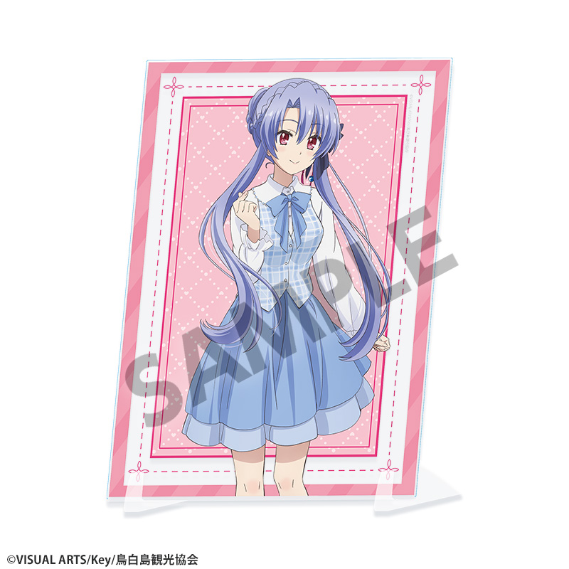 "Summer Pockets" Original Illustration Visual Acrylic Plate Sorakado Ao Yumekawa Ver.