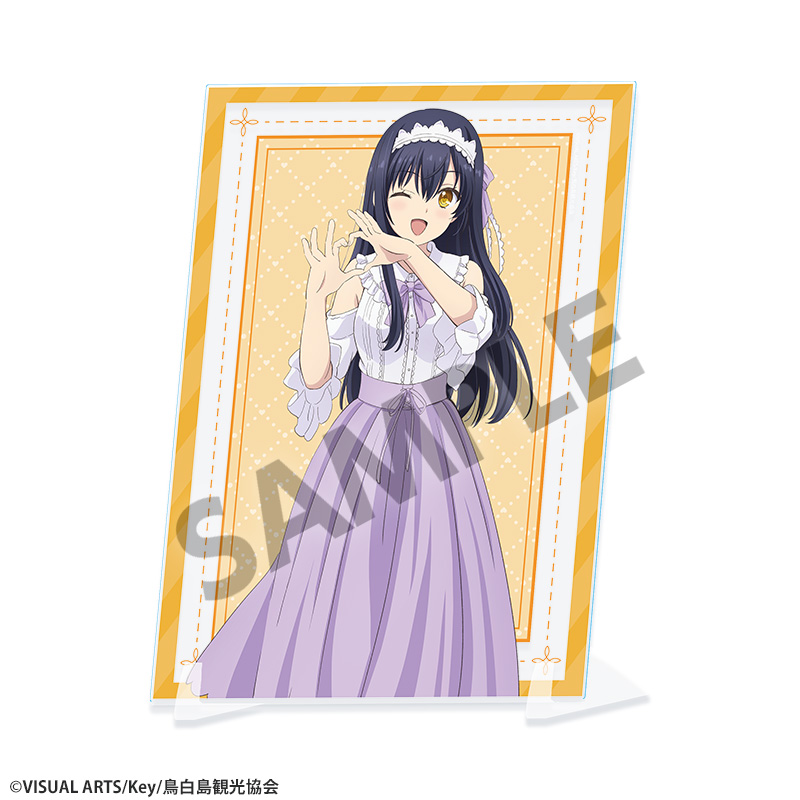 "Summer Pockets" Original Illustration Visual Acrylic Plate Kushima Kamome Yumekawa Ver.