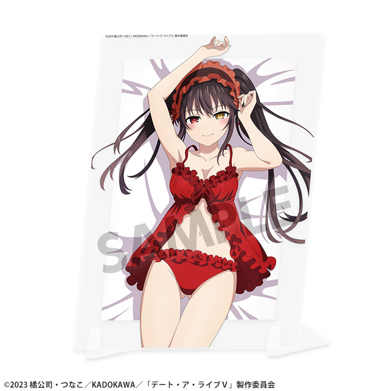 "Date A Live V" Original Illustration Visual Acrylic Plate Tokisaki Kurumi B