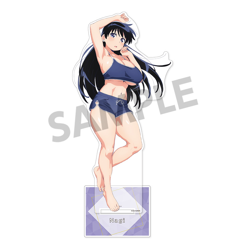 "Ruri Rocks" Original Illustration Big Acrylic Stand Arato Nagi B