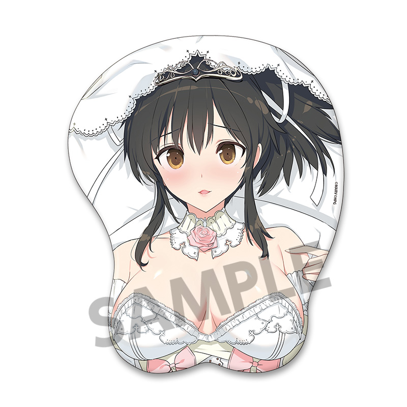 "Senran Kagura" Original Illustration Oppai Mouse Pad Asuka Wedding Ver.