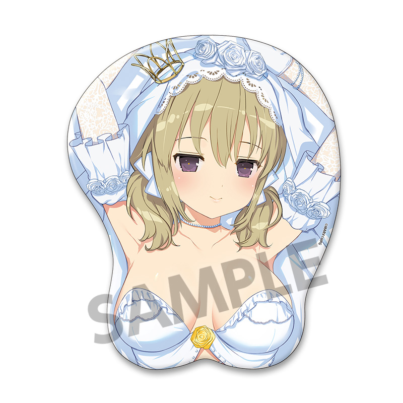"Senran Kagura" Original Illustration Oppai Mouse Pad Kafuru Wedding Ver.