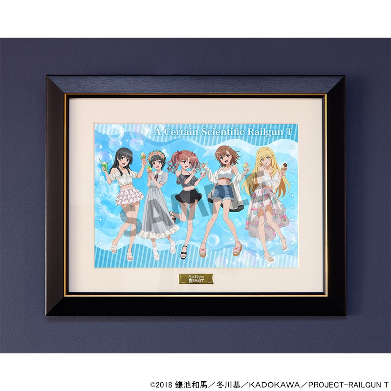 "A Certain Scientific Railgun T" Original Illustration Chara Fine Graph Vacances Ver.