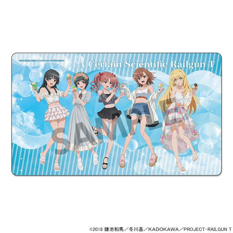"A Certain Scientific Railgun T" Original Illustration Rubber Mat Vacances Ver.