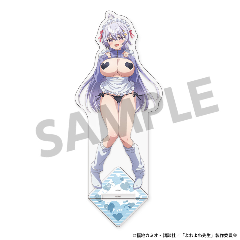 "Yowayowa Sensei" Original Illustration Big Acrylic Stand Hiwamura Hiyori B