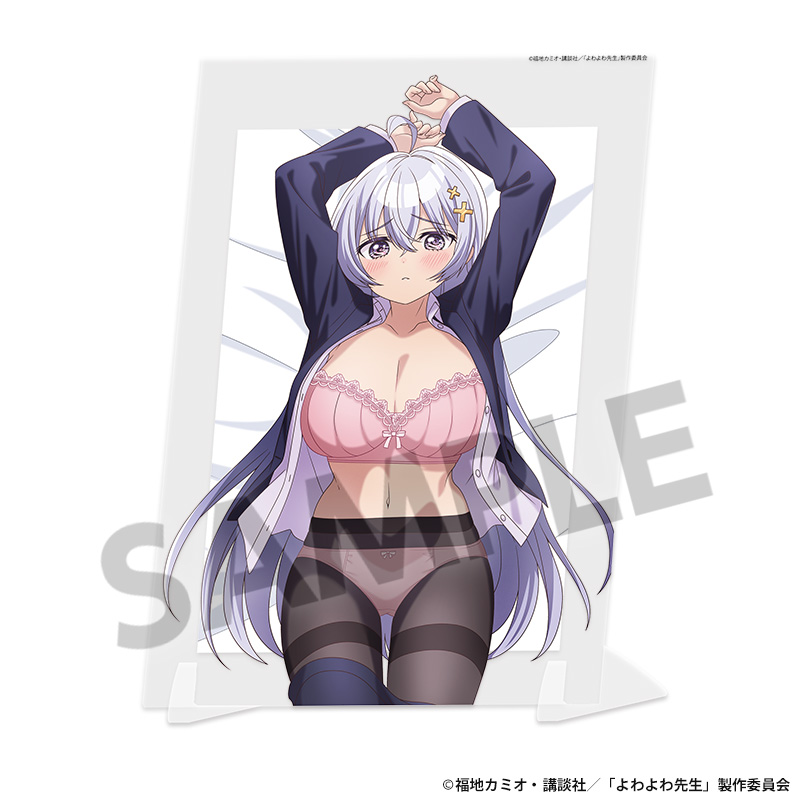 "Yowayowa Sensei" Original Illustration Visual Acrylic Plate Hiwamura Hiyori A