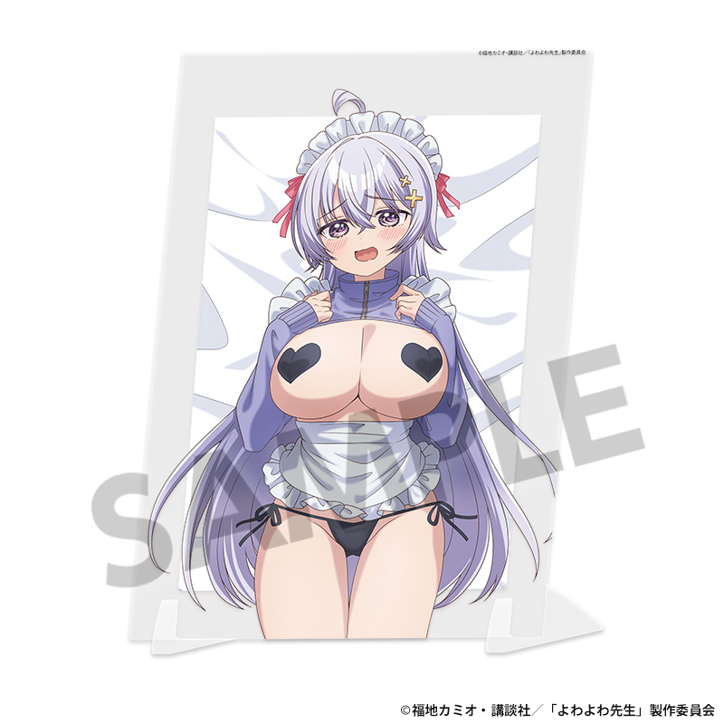 "Yowayowa Sensei" Original Illustration Visual Acrylic Plate Hiwamura Hiyori B