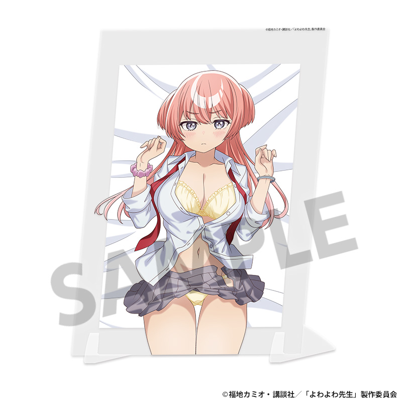 "Yowayowa Sensei" Original Illustration Visual Acrylic Plate Mukubayashi Mizuki A