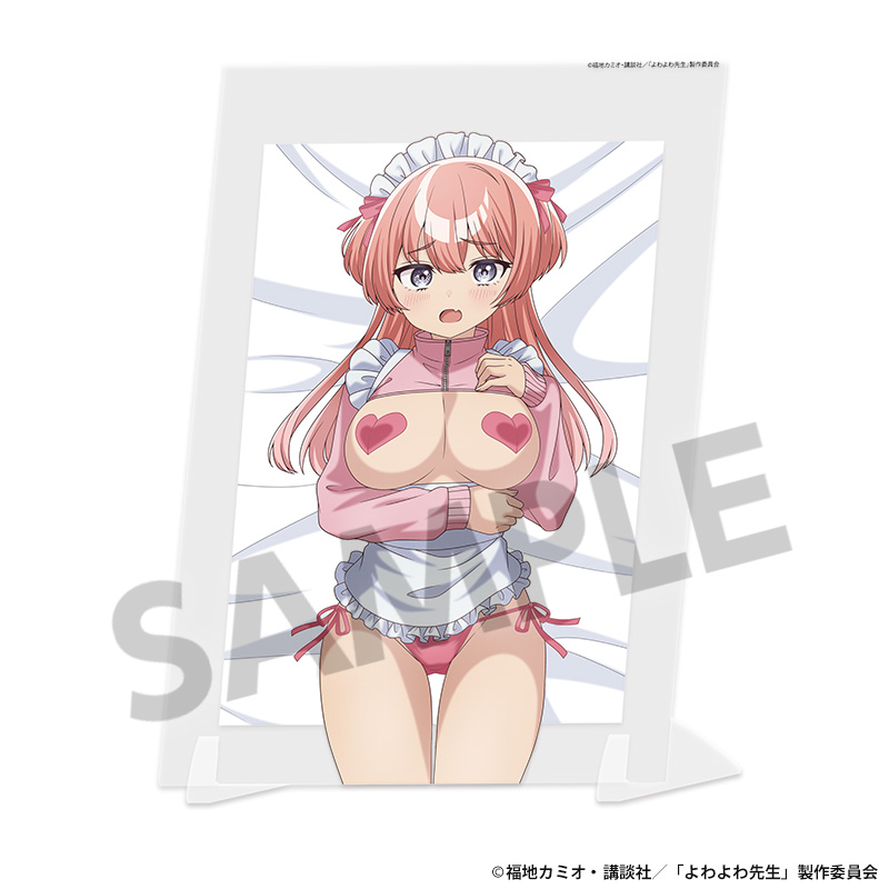 "Yowayowa Sensei" Original Illustration Visual Acrylic Plate Mukubayashi Mizuki B