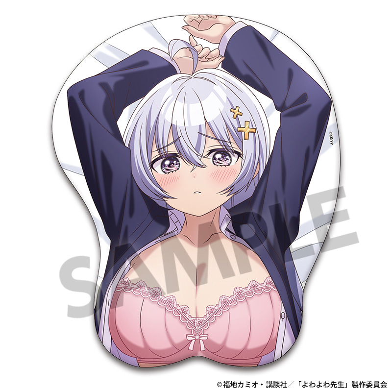 "Yowayowa Sensei" Original Illustration 3D Mouse Pad Hiwamura Hiyori A