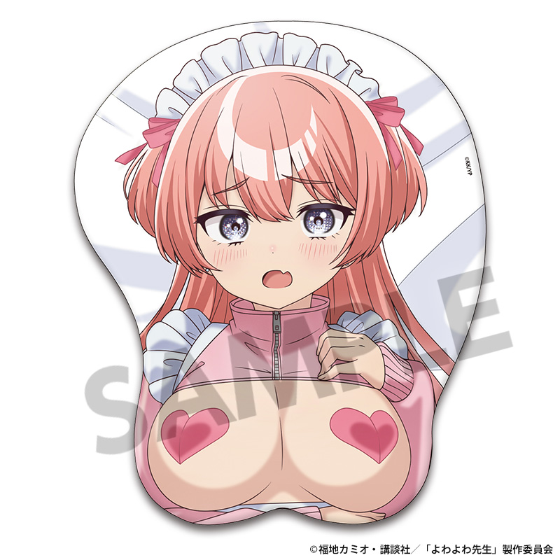 "Yowayowa Sensei" Original Illustration 3D Mouse Pad Mukubayashi Mizuki B