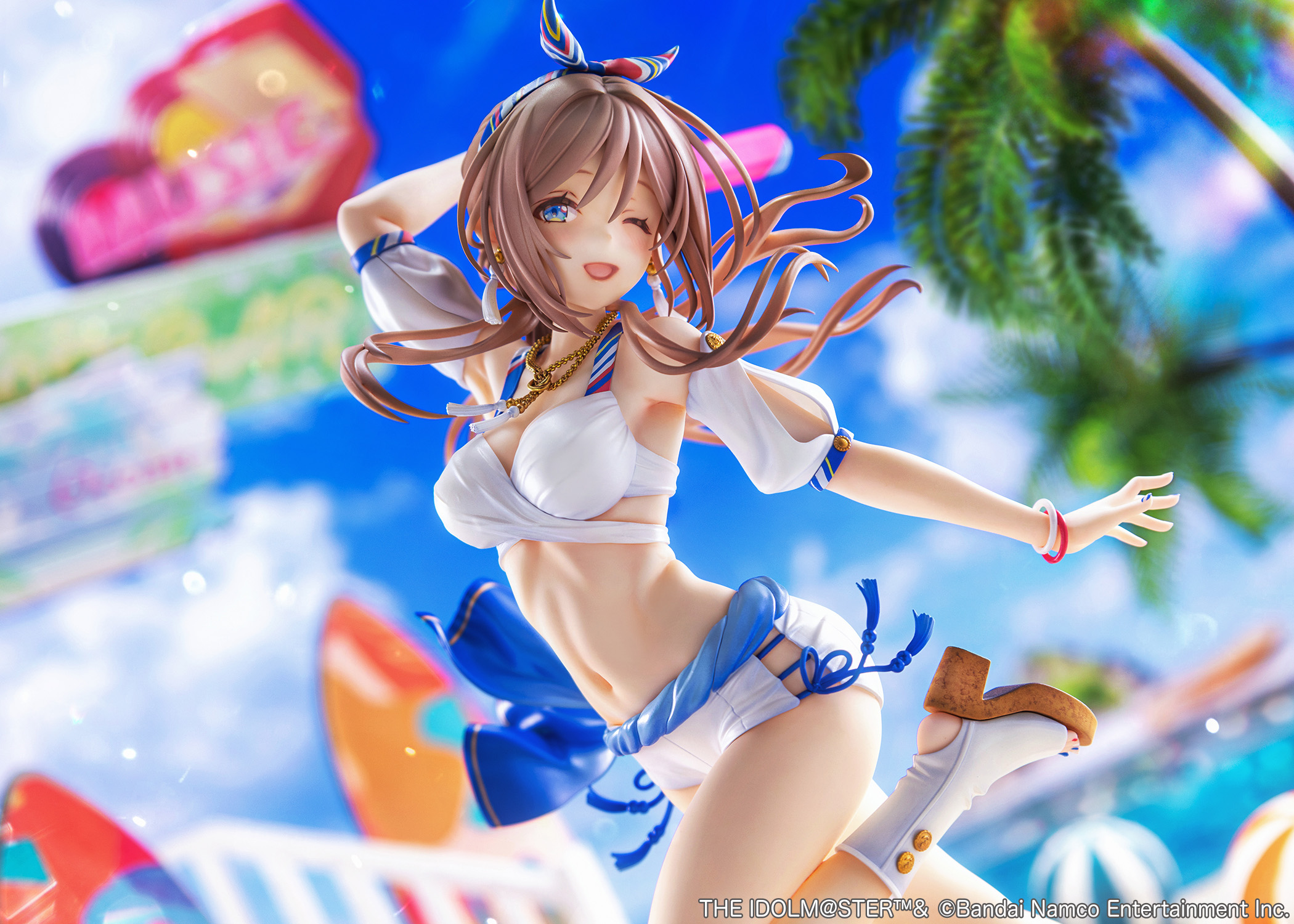 "Gakuen Idolmaster" Himesaki Rinami Kimi to Semi Blue Ver.