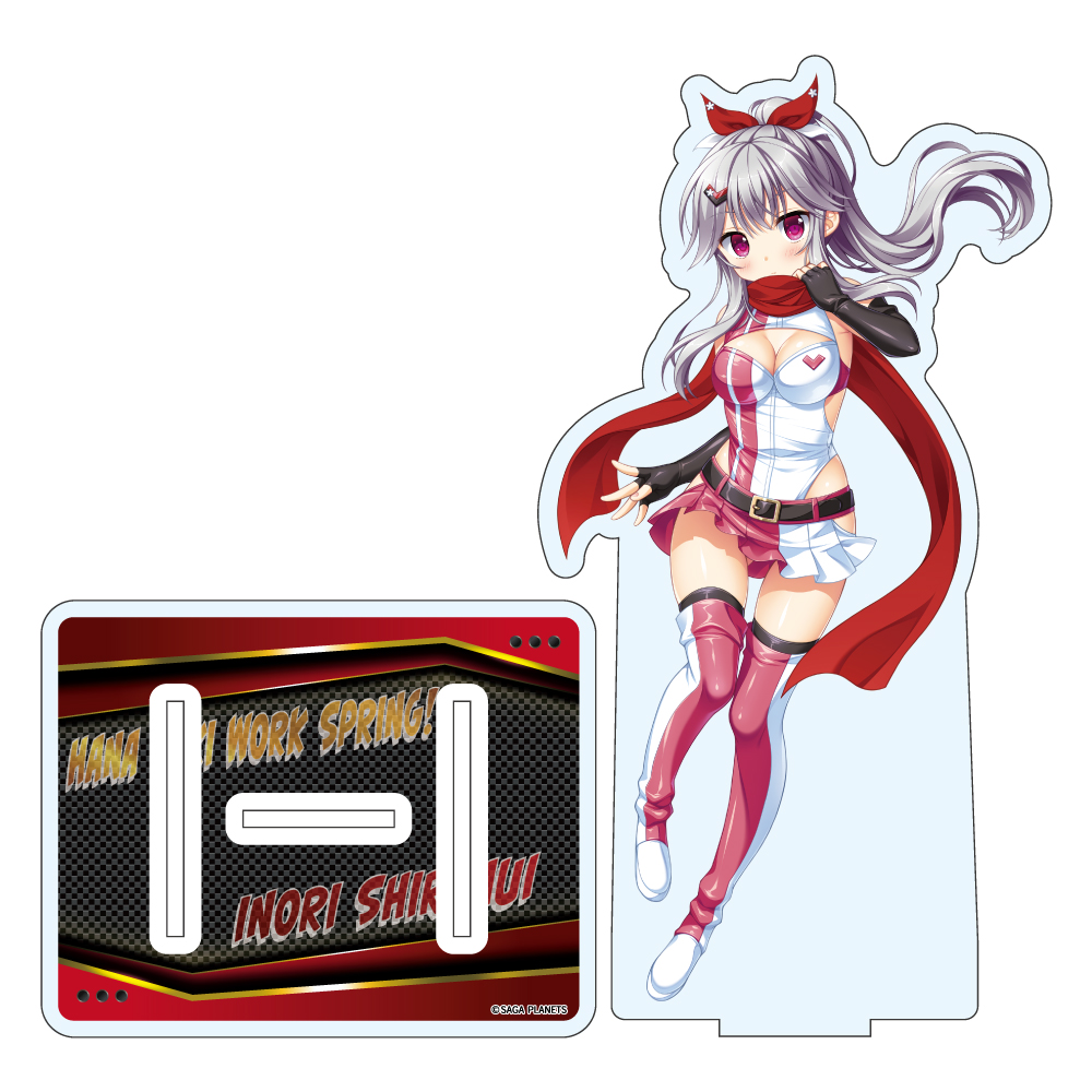 [Pre-order] "Hana Saki Work Spring!" Shiranui Inori RQ Ver. Big Acrylic Stand