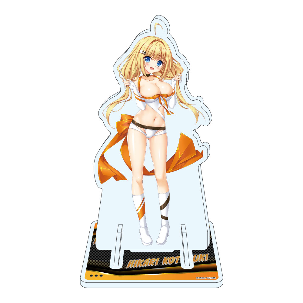 [Pre-order] "Hana Saki Work Spring!" Kotobuki Hikari RQ Ver. Big Acrylic Stand