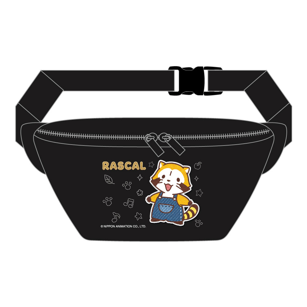 [Pre-order] "Rascal the Raccoon" Body Bag Denim Rascal