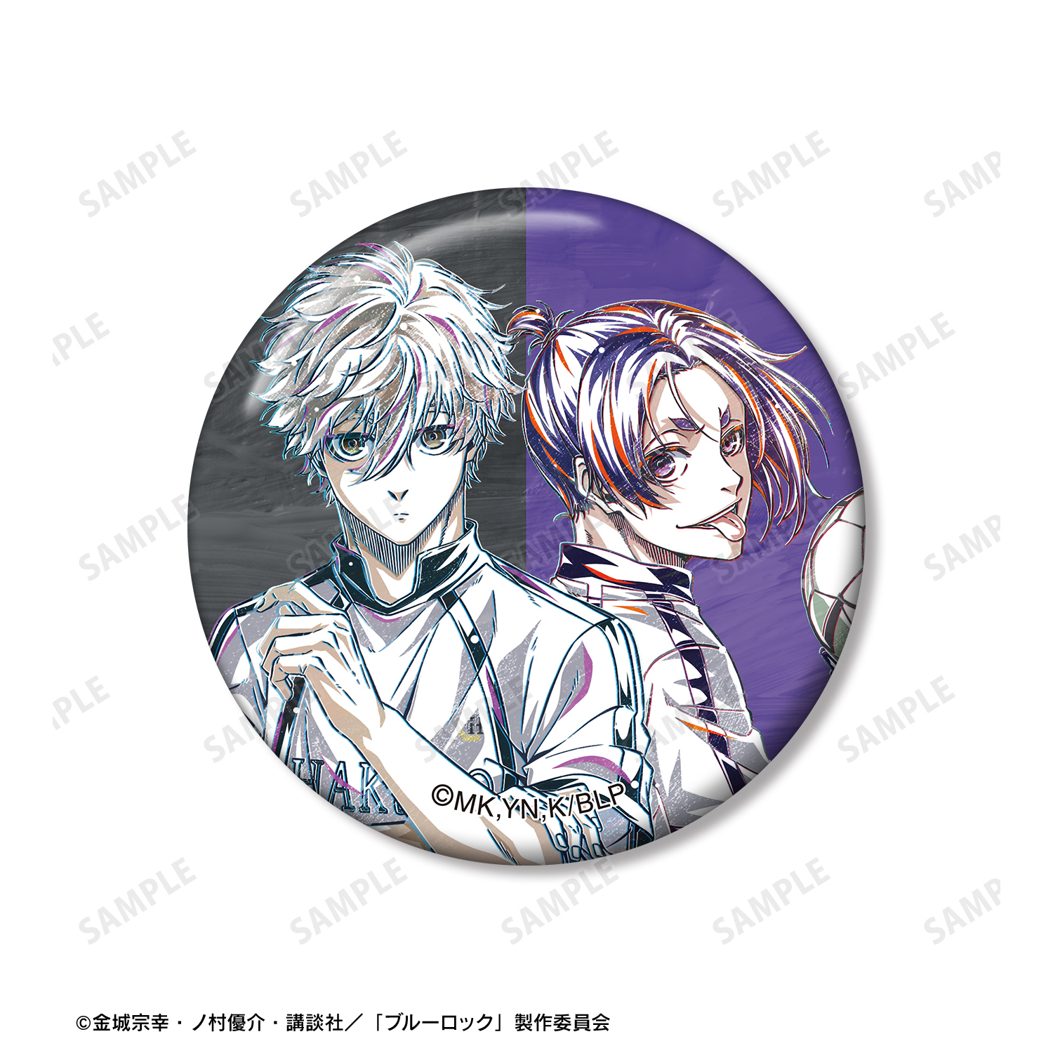 [Pre-order] "Blue Lock" Nagi Seishiro & Mikage Reo Ani-Art Vol. 2 Can Badge 3 Set