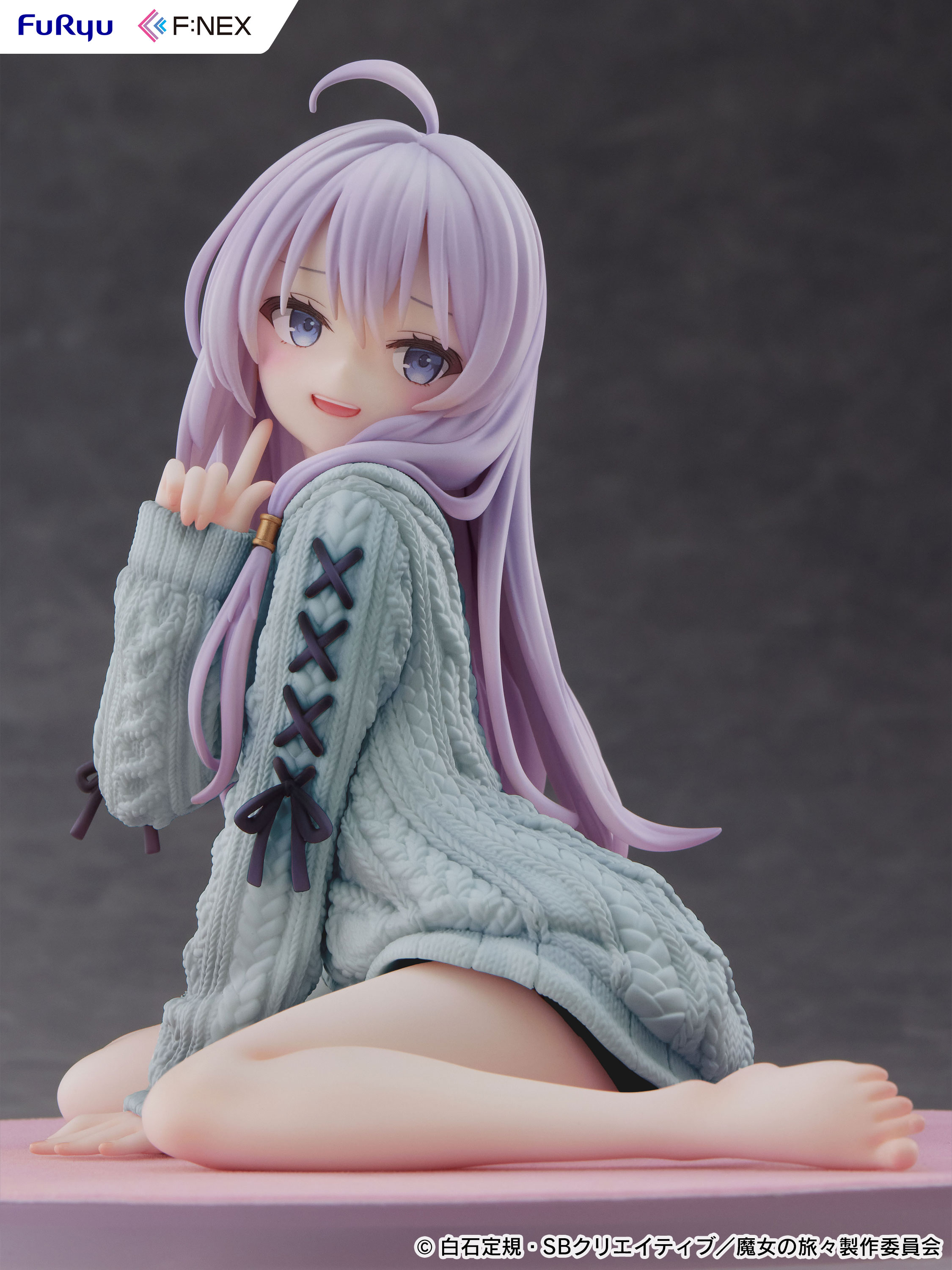 "The Journey of Elaina" Elaina Knit Ver. 1/7 Scale Figure Repaint BLUE