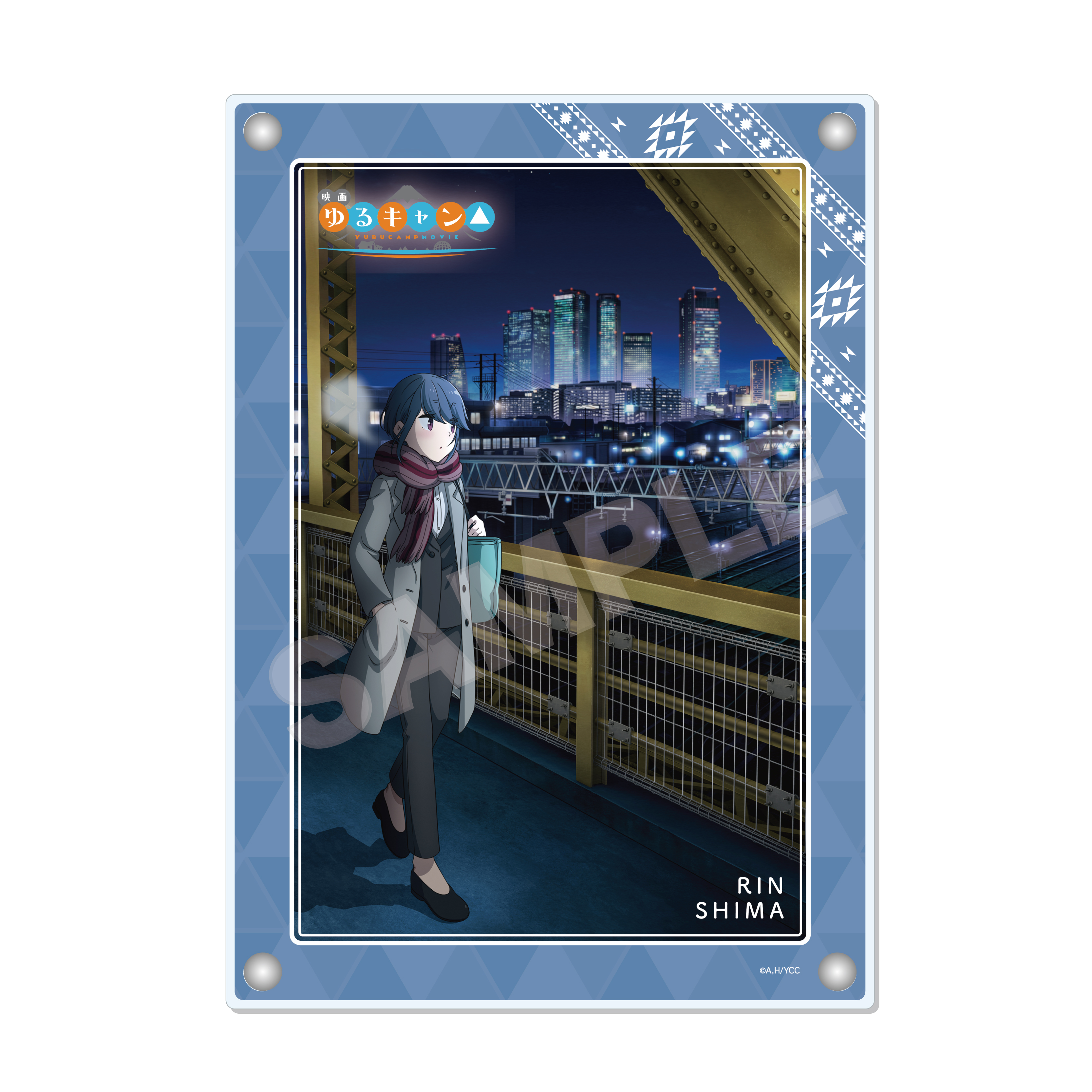 [Pre-order] "Yurucamp Movie" Acrylic Board 02 Shima Rin