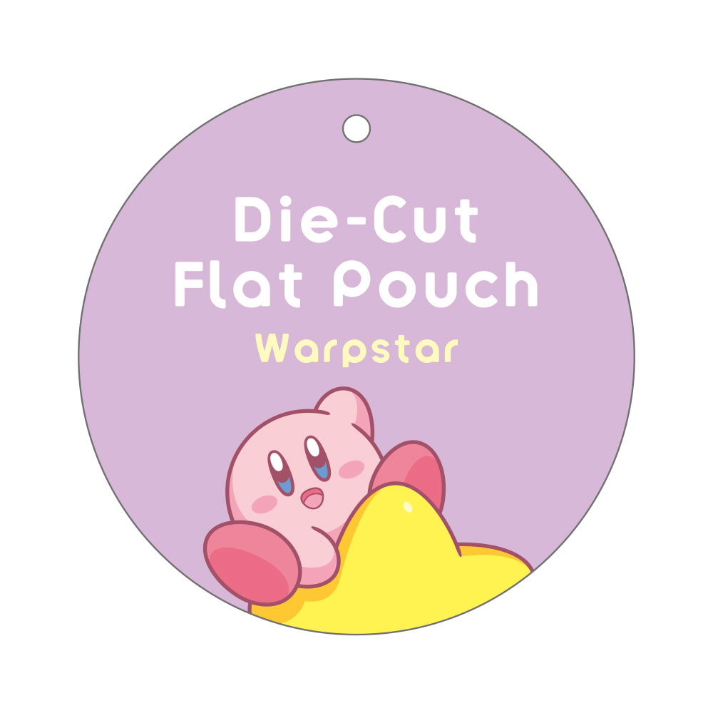 [Pre-order] "Kirby's Dream Land" Die-cut Flat Pouch Warp Star