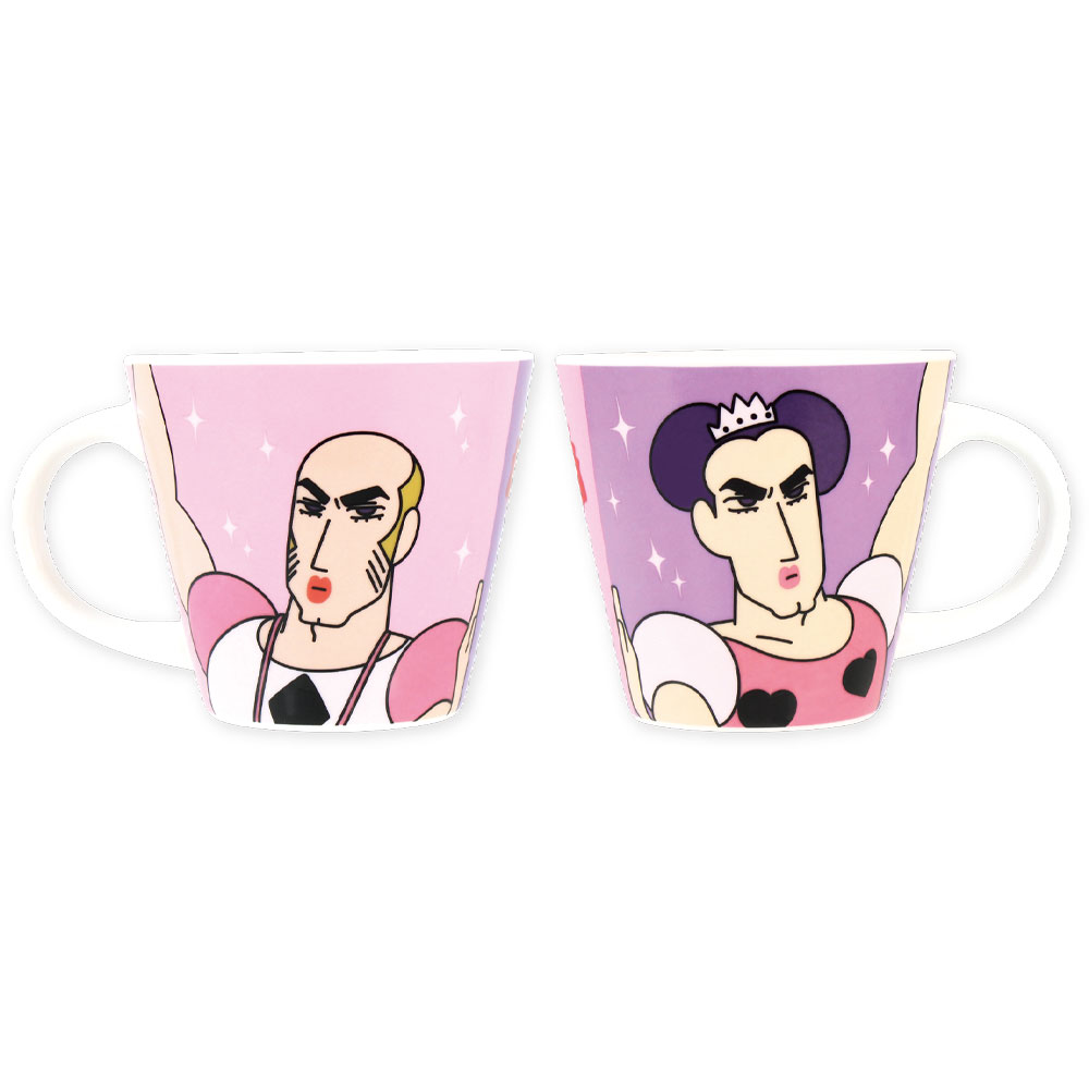 [Pre-order] "Crayon Shin-chan" Pair Mug Makao & Joma