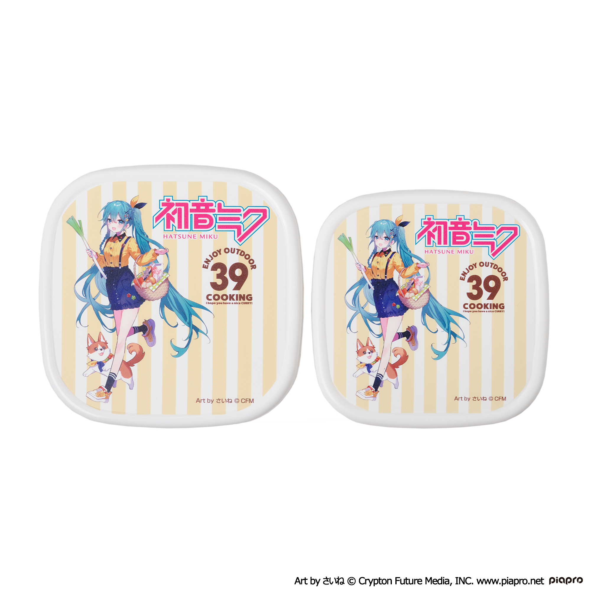 Hatsune Miku OUTDOOR COOKING Food Container Set