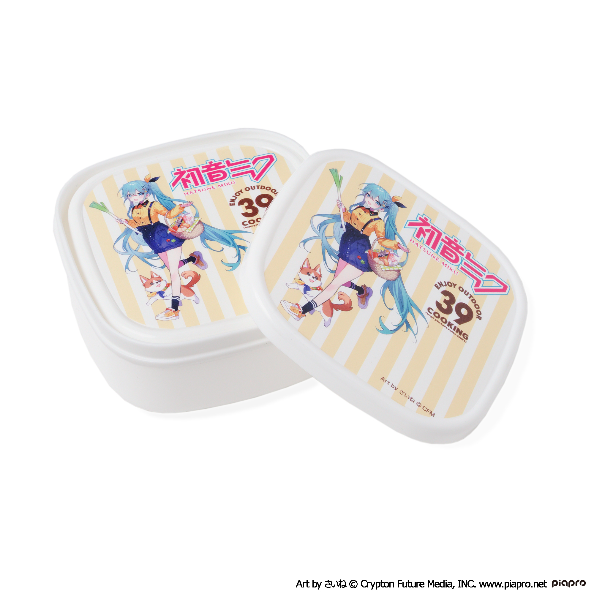Hatsune Miku OUTDOOR COOKING Food Container Set