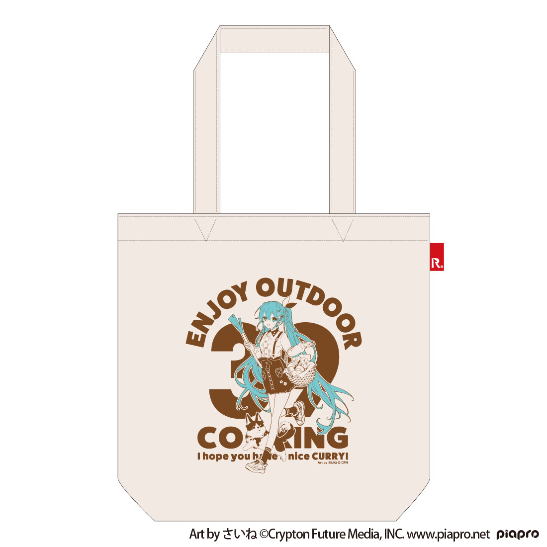 Hatsune Miku OUTDOOR COOKING ROOTOTE Tote Bag