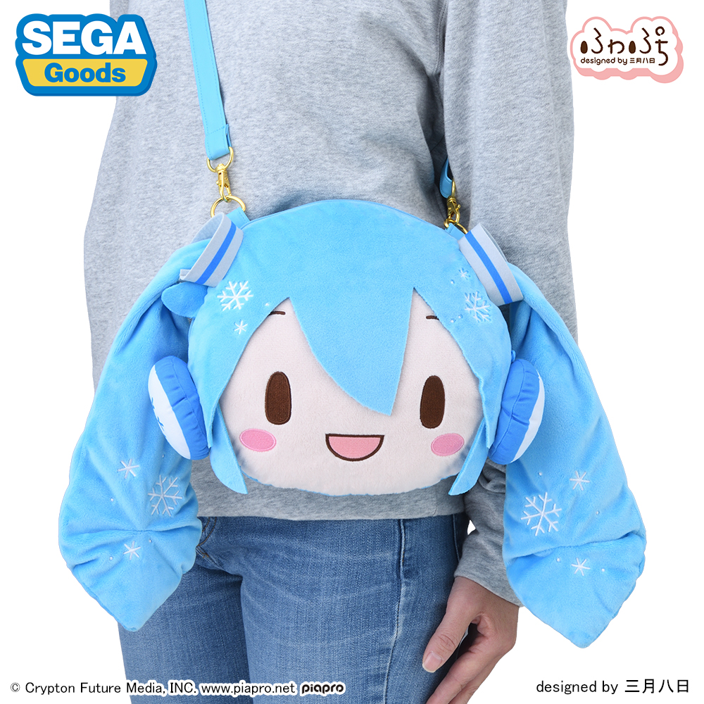 Snow Miku Fuwa Petit Face Shoulder Bag M