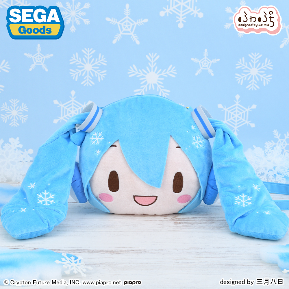 Snow Miku Fuwa Petit Face Shoulder Bag M