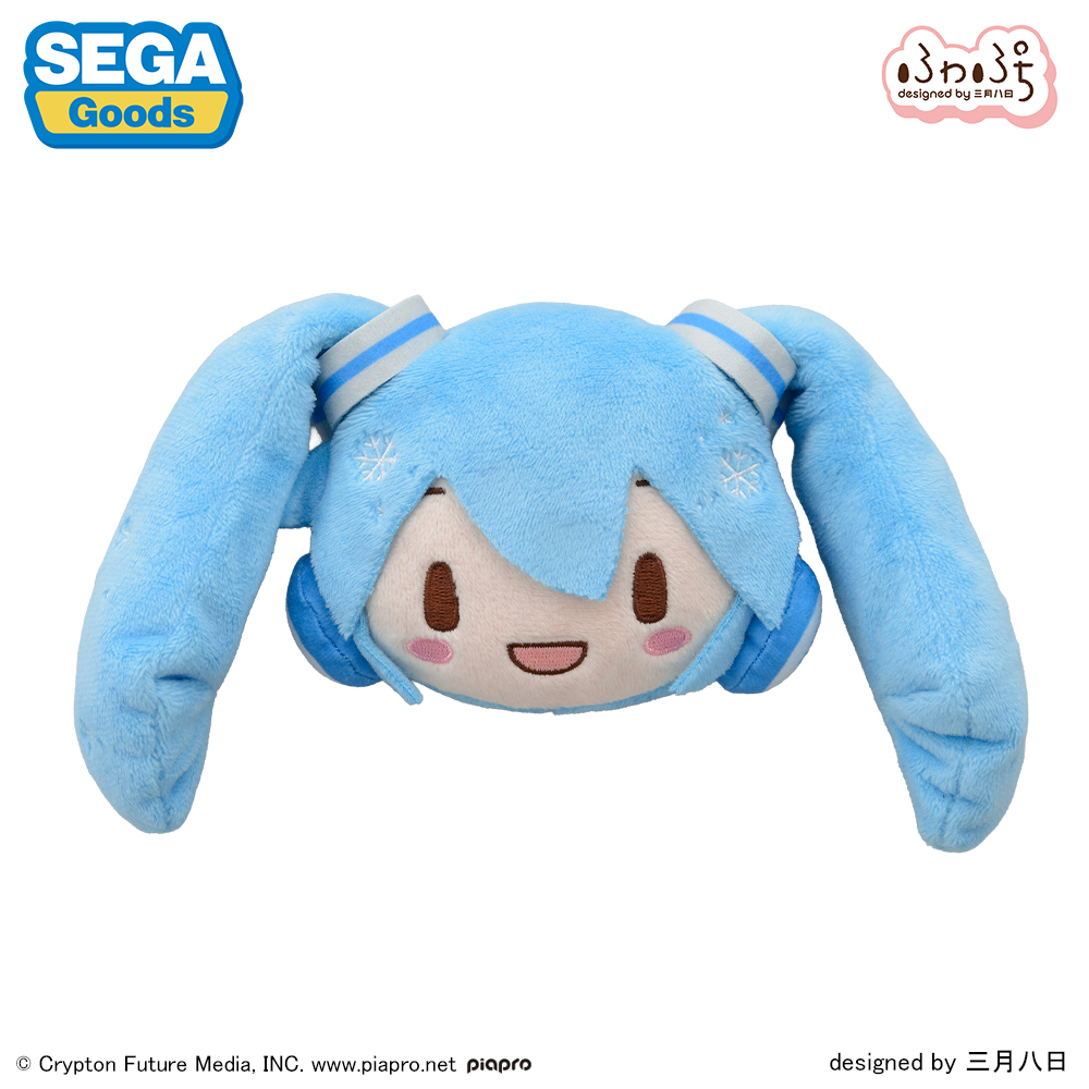 Snow Miku Fuwa Petit Face Mascot