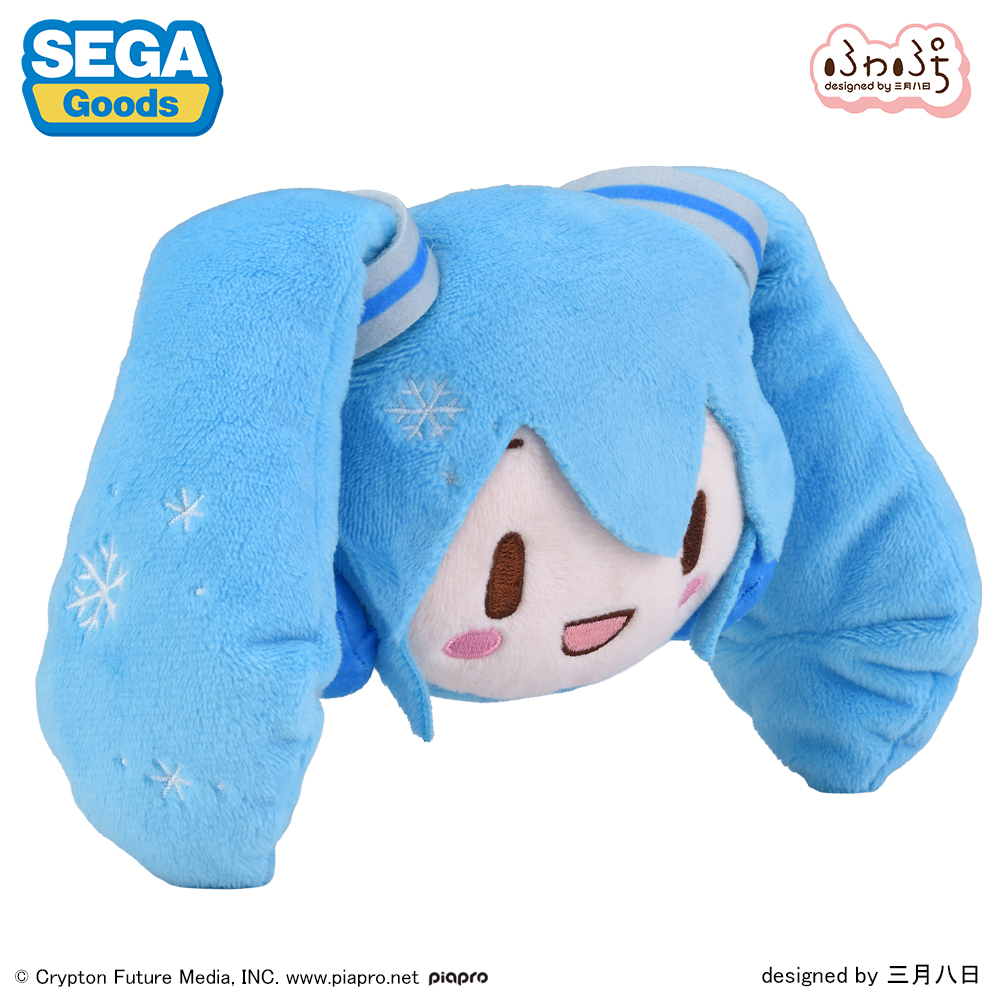 Snow Miku Fuwa Petit Face Mascot