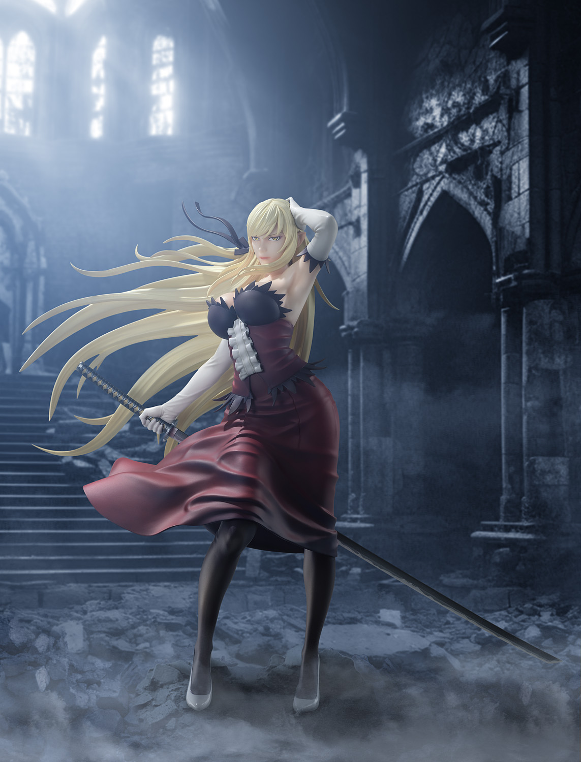 "Kizumonogatari" Kiss-Shot Acerola-Orion Heart-Under-Blade Kokorowatari Ver.
